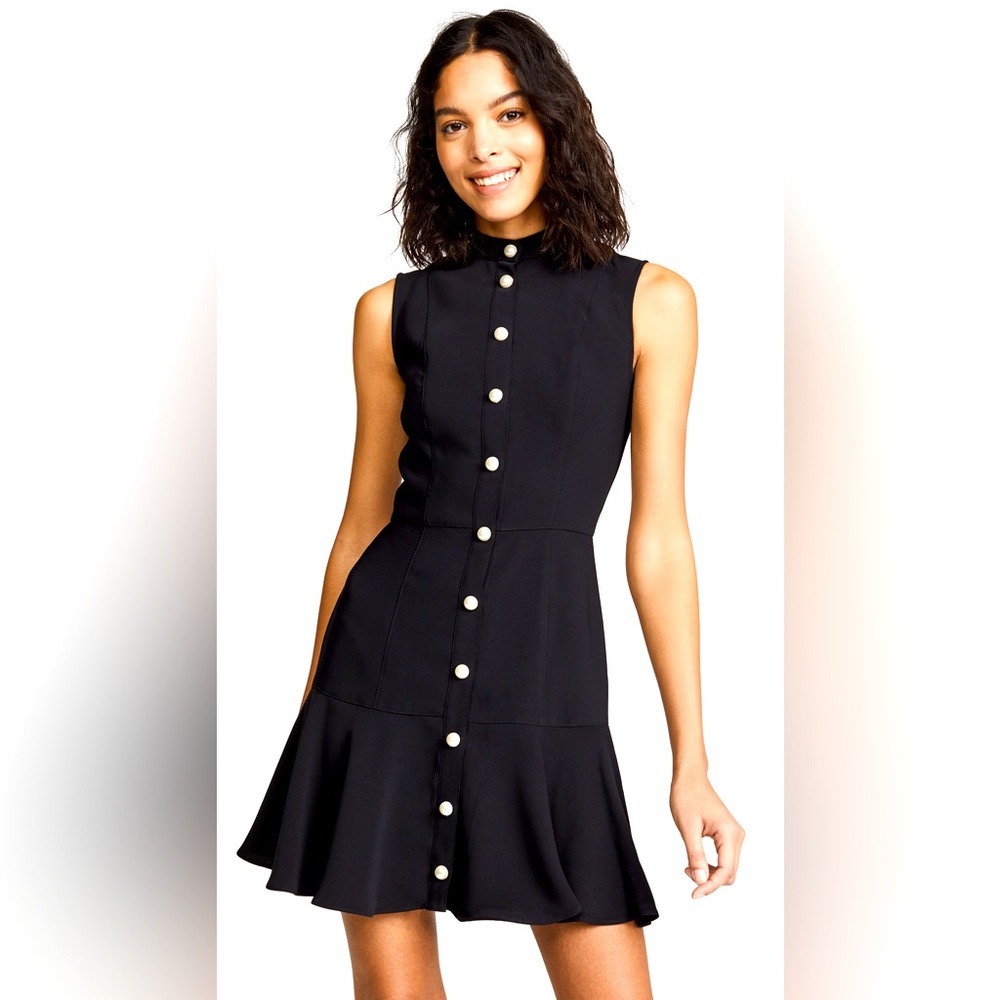 Amanda Uprichard mini pearl button dress